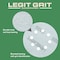 Legit Grit 5 inch Sand paper Disc, 8-Hole, 320 Grit, 100PK LG5-8320-100 - alternate 3